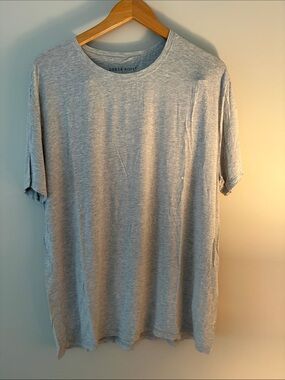 Derek Rose Men's Heather Light Gray Crewneck Tee